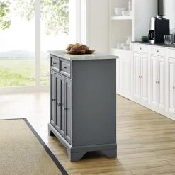 Avery Grey Kitchen Island by CROSLEY FURNITURE -Deals CROSLEY FURNITURE Store gray crosley furniture kitchen islands kf30043bgy 76 1000
