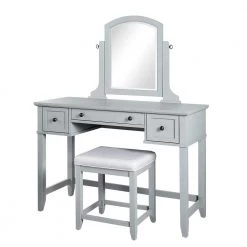 Vista 3-Piece Gray Vanity Set by CROSLEY FURNITURE