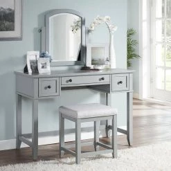 Deals CROSLEY FURNITURE Store -Deals CROSLEY FURNITURE Store gray crosley furniture makeup vanities kf60008gy e1 1000