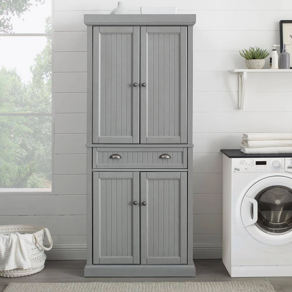 Seaside Gray Pantry by CROSLEY FURNITURE 11 Seaside Gray Pantry by CROSLEY FURNITURE - Image 9