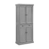 Seaside Gray Pantry by CROSLEY FURNITURE -Deals CROSLEY FURNITURE Store gray crosley furniture pantry cabinets cf3103 gy 64 1000