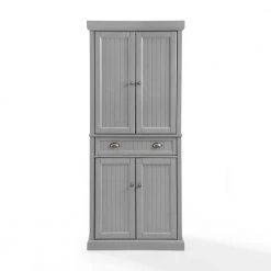Seaside Gray Pantry by CROSLEY FURNITURE 13 Seaside Gray Pantry by CROSLEY FURNITURE -Deals CROSLEY FURNITURE Store gray crosley furniture pantry cabinets cf3103 gy c3 1000