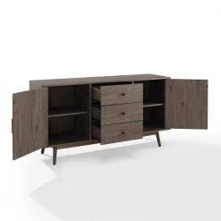 Lucas Gray Sideboard by CROSLEY FURNITURE -Deals CROSLEY FURNITURE Store gray crosley furniture sideboards buffet tables cf1119 gy c3 1000