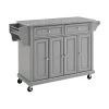 Full Size Grey Kitchen Cart with Solid Granite Top by CROSLEY FURNITURE -Deals CROSLEY FURNITURE Store gray granite crosley furniture kitchen carts kf30003egy 64 1000