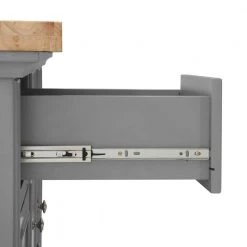 Julia Gray Kitchen Island with X-Back Stools by CROSLEY FURNITURE -Deals CROSLEY FURNITURE Store gray with natural top and gray stools crosley furniture kitchen islands kf30067gy gy 44 1000