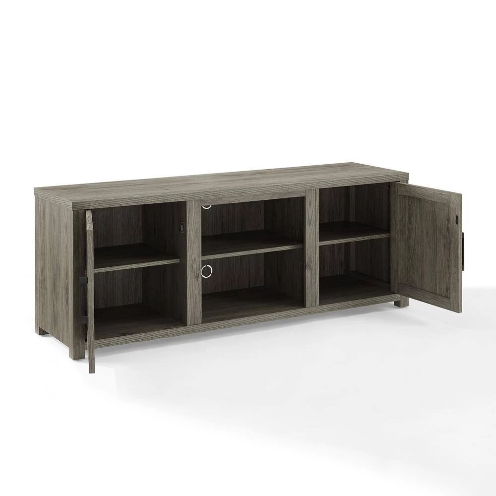 Gordon 58 in. Graywash TV Stand Fits TV's up to 65 in. with Cable Management by CROSLEY FURNITURE 7 Gordon 58 in. Graywash TV Stand Fits TV's up to 65 in. with Cable Management by CROSLEY FURNITURE - Image 5