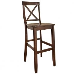 Crosley 30 in. Mahogany X-Back Bar Stool (Set Of Two) by CROSLEY FURNITURE -Deals CROSLEY FURNITURE Store mahogany crosley furniture bar stools cf500430 ma 4f 1000