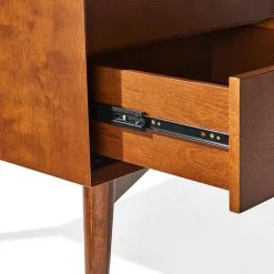 Landon 40 in. Mahogany Rectangle Wood Console Table with Drawers by CROSLEY FURNITURE -Deals CROSLEY FURNITURE Store mahogany crosley furniture console tables cf1106 ma 1f 1000