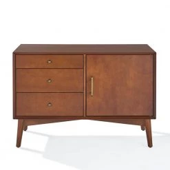 Landon 40 in. Mahogany Rectangle Wood Console Table with Drawers by CROSLEY FURNITURE -Deals CROSLEY FURNITURE Store mahogany crosley furniture console tables cf1106 ma c3 1000