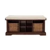 Brennan Entryway Storage Bench in Mahogany by CROSLEY FURNITURE -Deals CROSLEY FURNITURE Store mahogany crosley furniture dining benches cf6003 ma 64 1000
