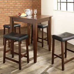 Crosely 5-Piece Mahogany Pub Dining Set by CROSLEY FURNITURE -Deals CROSLEY FURNITURE Store mahogany crosley furniture dining room sets kd520008ma 31 1000