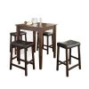 Crosely 5-Piece Mahogany Pub Dining Set by CROSLEY FURNITURE