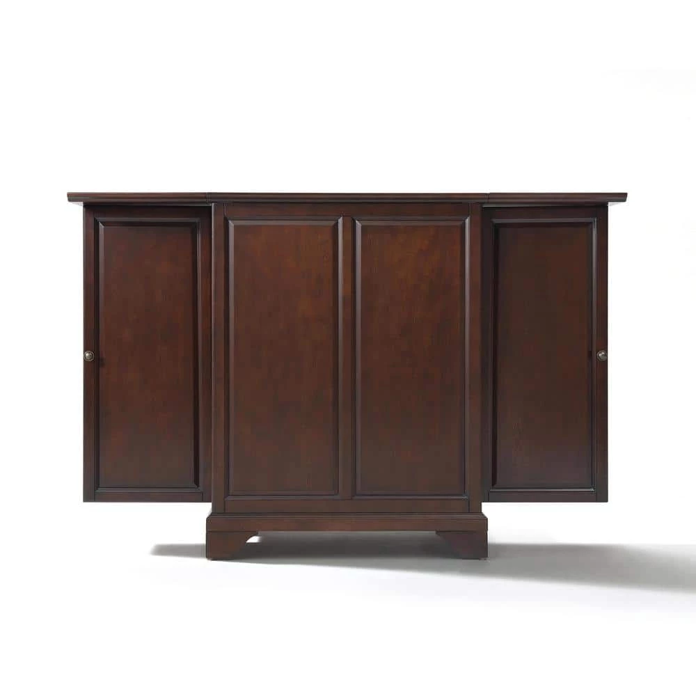 LaFayette Mahogany Bar with Expandable Storage by CROSLEY FURNITURE 3 LaFayette Mahogany Bar with Expandable Storage by CROSLEY FURNITURE