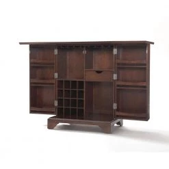 LaFayette Mahogany Bar with Expandable Storage by CROSLEY FURNITURE 12 LaFayette Mahogany Bar with Expandable Storage by CROSLEY FURNITURE -Deals CROSLEY FURNITURE Store mahogany crosley furniture home bars kf40001bma c3 1000