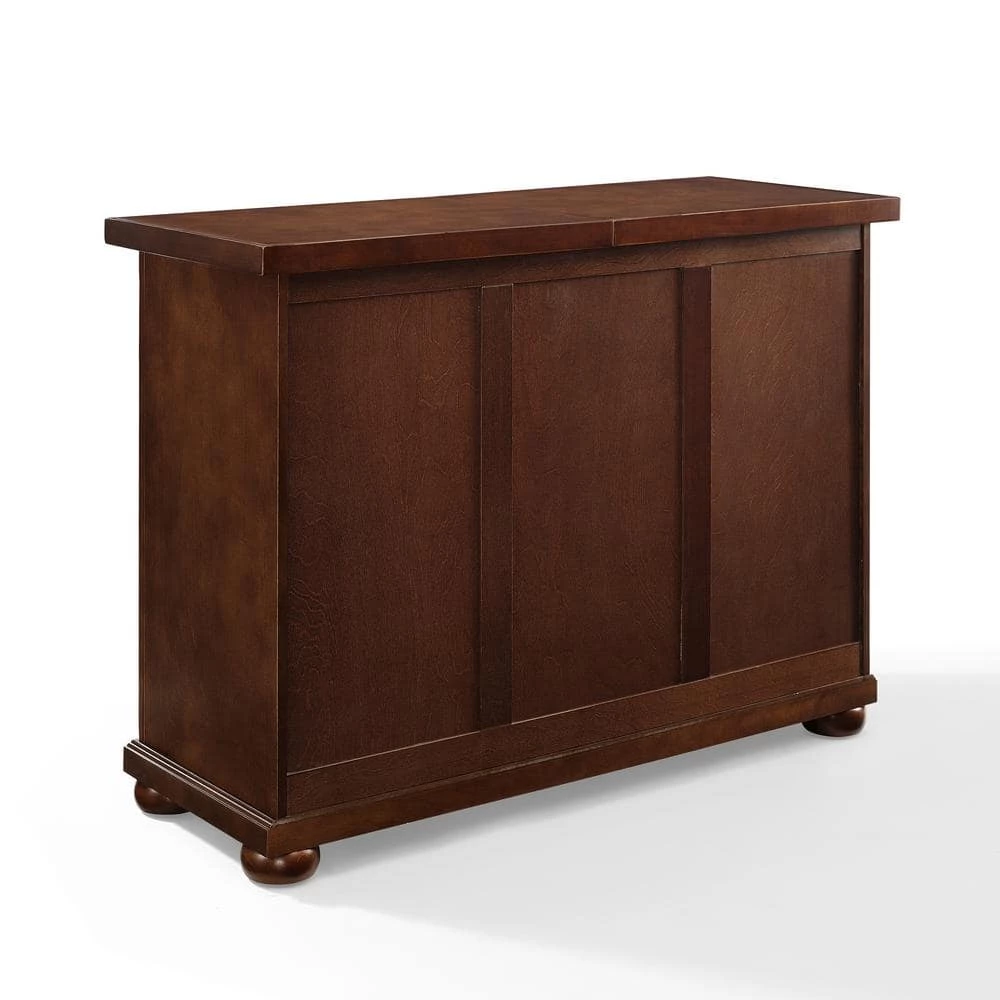 Alexandria Mahogany Bar with Sliding Top by CROSLEY FURNITURE 7 Alexandria Mahogany Bar with Sliding Top by CROSLEY FURNITURE - Image 5
