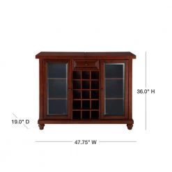Cambridge Mahogany Bar with Sliding Top by CROSLEY FURNITURE -Deals CROSLEY FURNITURE Store mahogany crosley furniture home bars kf40002dma 40 1000