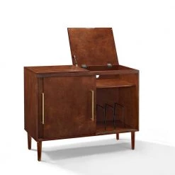 Everett Mahogany Media Console by CROSLEY FURNITURE -Deals CROSLEY FURNITURE Store mahogany crosley furniture media storage cf1103 ma 1f 1000