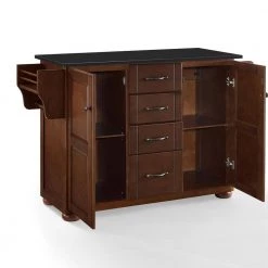 Eleanor Mahogany Kitchen Island with Granite Top by CROSLEY FURNITURE -Deals CROSLEY FURNITURE Store mahogany with black granite top crosley furniture kitchen islands kf30174ama 44 1000