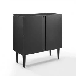Everett 31 in. Matte Black Standard Rectangle Composite Console Table with Cabinet by CROSLEY FURNITURE 13 Everett 31 in. Matte Black Standard Rectangle Composite Console Table with Cabinet by CROSLEY FURNITURE -Deals CROSLEY FURNITURE Store matte black crosley furniture console tables cf6122 mb 1f 1000