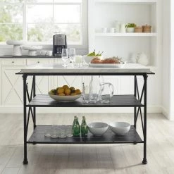 Madeleine Black Kitchen Island by CROSLEY FURNITURE -Deals CROSLEY FURNITURE Store matte black crosley furniture kitchen islands cf3024 mb 31 1000