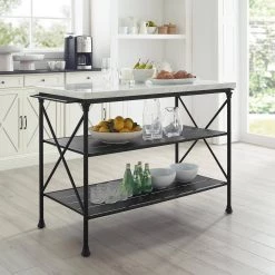 Madeleine Black Kitchen Island by CROSLEY FURNITURE -Deals CROSLEY FURNITURE Store matte black crosley furniture kitchen islands cf3024 mb d4 1000