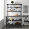 Madeleine Black Kitchen Island with Hutch by CROSLEY FURNITURE 1 Madeleine Black Kitchen Island with Hutch by CROSLEY FURNITURE -Deals CROSLEY FURNITURE Store matte black crosley furniture kitchen islands kf13031mb 64 1000