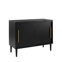 Everett Matte Black Console by CROSLEY FURNITURE