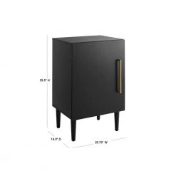 Everett Matte Black Record Player Stand by CROSLEY FURNITURE -Deals CROSLEY FURNITURE Store matte black crosley furniture media storage cf1104 mb 40 1000