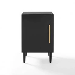 Everett Matte Black Record Player Stand by CROSLEY FURNITURE -Deals CROSLEY FURNITURE Store matte black crosley furniture media storage cf1104 mb c3 1000