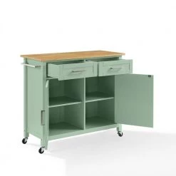 Tristan Mint Kitchen Island by CROSLEY FURNITURE -Deals CROSLEY FURNITURE Store mint crosley furniture kitchen islands cf3034na mn 4f 1000