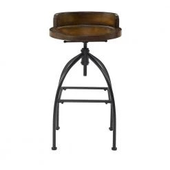Edison Natural Adjustable Height Stool by CROSLEY FURNITURE