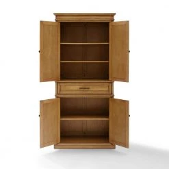 Parsons Natural Kitchen Pantry by CROSLEY FURNITURE -Deals CROSLEY FURNITURE Store natural crosley furniture pantry cabinets cf3100 na 1f 1000