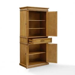 Parsons Natural Kitchen Pantry by CROSLEY FURNITURE -Deals CROSLEY FURNITURE Store natural crosley furniture pantry cabinets cf3100 na 4f 1000