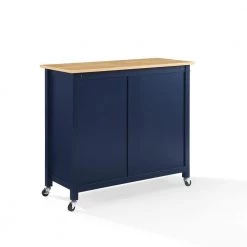 Tristan Navy Kitchen Island by CROSLEY FURNITURE -Deals CROSLEY FURNITURE Store navy crosley furniture kitchen islands cf3034na nv 1f 1000