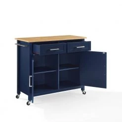 Tristan Navy Kitchen Island by CROSLEY FURNITURE -Deals CROSLEY FURNITURE Store navy crosley furniture kitchen islands cf3034na nv 4f 1000