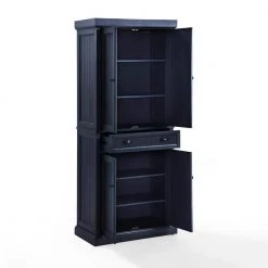 Seaside Navy Pantry by CROSLEY FURNITURE -Deals CROSLEY FURNITURE Store navy crosley furniture pantry cabinets cf3103 nv 4f 1000
