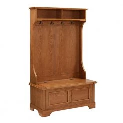 Campbell Oak Hall Tree by CROSLEY FURNITURE
