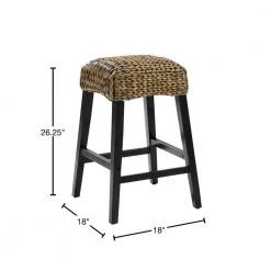 Edgewater 37in. Seagrass Backless Counter Stool (Set of 2) by CROSLEY FURNITURE -Deals CROSLEY FURNITURE Store seagrass crosley furniture bar stools cf502527 sg 40 1000