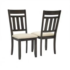 Hayden 2-Piece Slate Dining Chair Set by CROSLEY FURNITURE