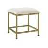 Aimee Soft Gold and Creme Vanity Stool by CROSLEY FURNITURE