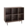 Liam 36 in. Walnut Engineered Wood 6-Shelf Accent Bookcase by CROSLEY FURNITURE 2 Liam 36 in. Walnut Engineered Wood 6-Shelf Accent Bookcase by CROSLEY FURNITURE -Deals CROSLEY FURNITURE Store walnut crosley furniture bookcases bookshelves cf1121 wa 64 1000
