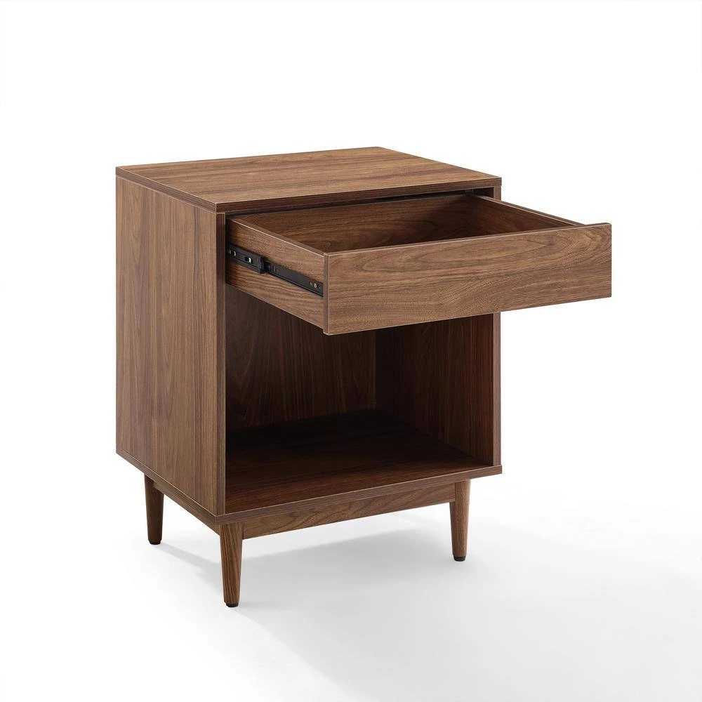 Liam Walnut Record Storage End Table by CROSLEY FURNITURE 7 Liam Walnut Record Storage End Table by CROSLEY FURNITURE - Image 5