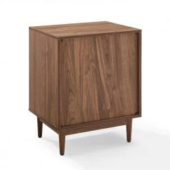 Liam Walnut Record Storage End Table by CROSLEY FURNITURE 12 Liam Walnut Record Storage End Table by CROSLEY FURNITURE -Deals CROSLEY FURNITURE Store walnut crosley furniture end side tables cf1117 wa 4f 1000