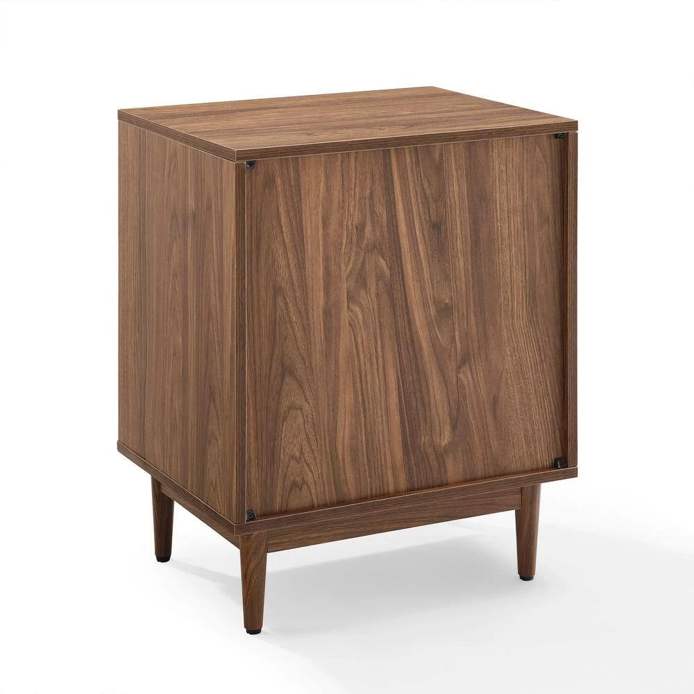 Liam Walnut Record Storage End Table by CROSLEY FURNITURE 6 Liam Walnut Record Storage End Table by CROSLEY FURNITURE - Image 4