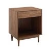 Liam Walnut Record Storage End Table by CROSLEY FURNITURE