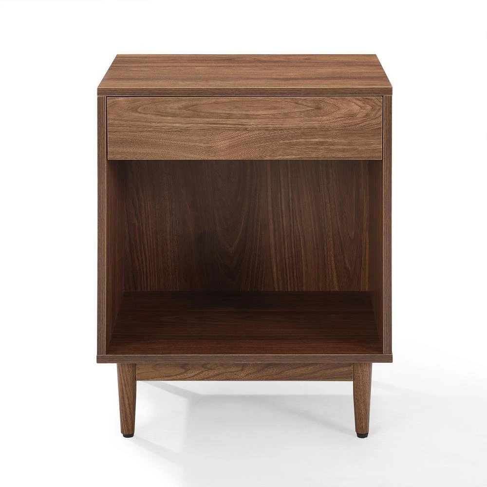 Liam Walnut Record Storage End Table by CROSLEY FURNITURE 5 Liam Walnut Record Storage End Table by CROSLEY FURNITURE - Image 3