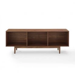 Liam Walnut Record Storage Console Cabinet by CROSLEY FURNITURE -Deals CROSLEY FURNITURE Store walnut crosley furniture media storage cf1115 wa c3 1000