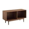 Liam Walnut Medium Record Storage Console Cabinet by CROSLEY FURNITURE -Deals CROSLEY FURNITURE Store walnut crosley furniture media storage cf1116 wa 64 1000