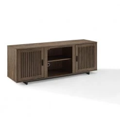 Silas 58 in. Walnut TV Stand Fits TV's up to 65 in. with Cable Management by CROSLEY FURNITURE