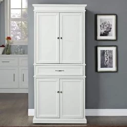 Parsons White Storage Cabinet by CROSLEY FURNITURE -Deals CROSLEY FURNITURE Store white crosley furniture accent cabinets cf3100 wh 31 1000